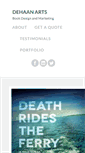 Mobile Screenshot of dehaanarts.com